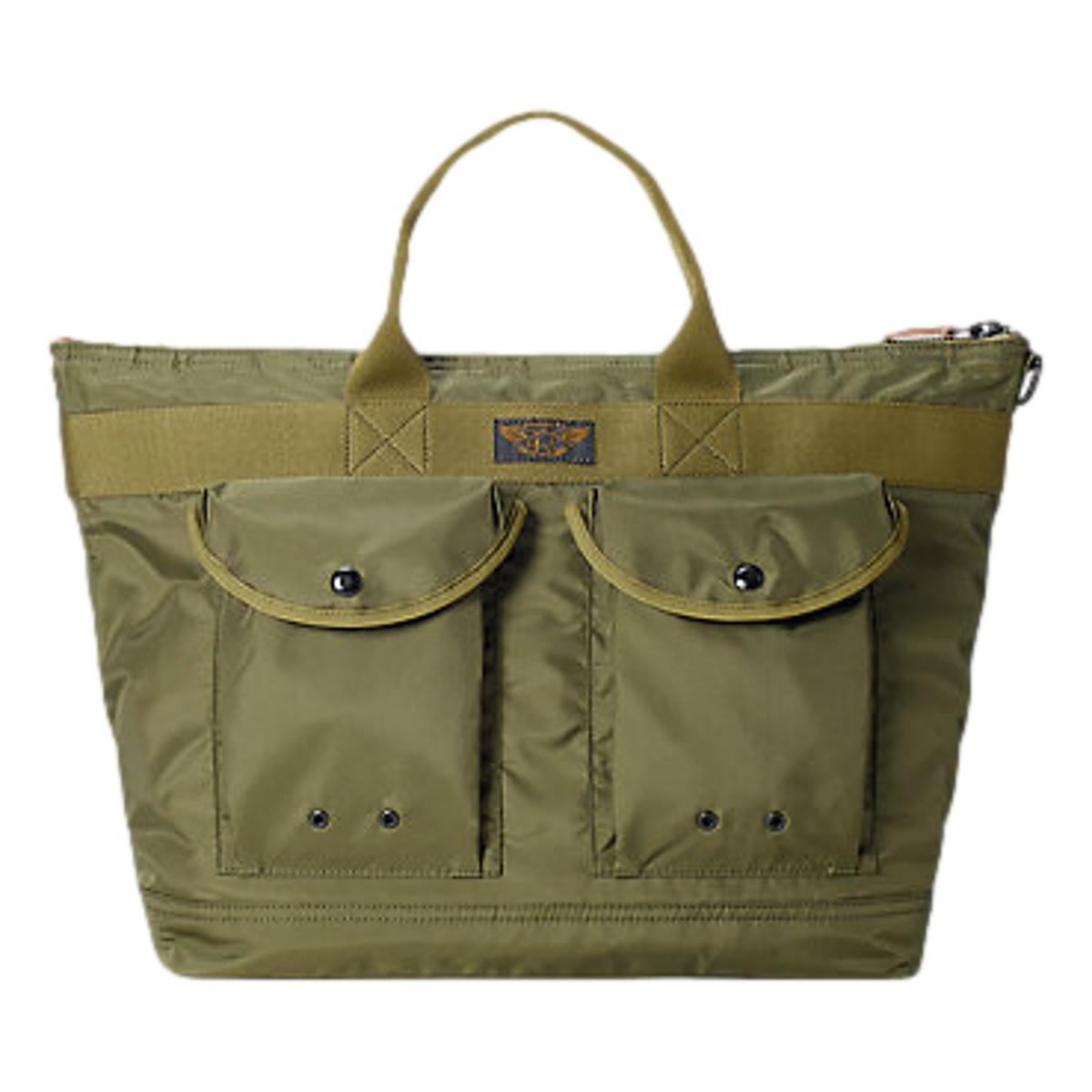 Nylon Canvas Utility Messenger Bag - Bag