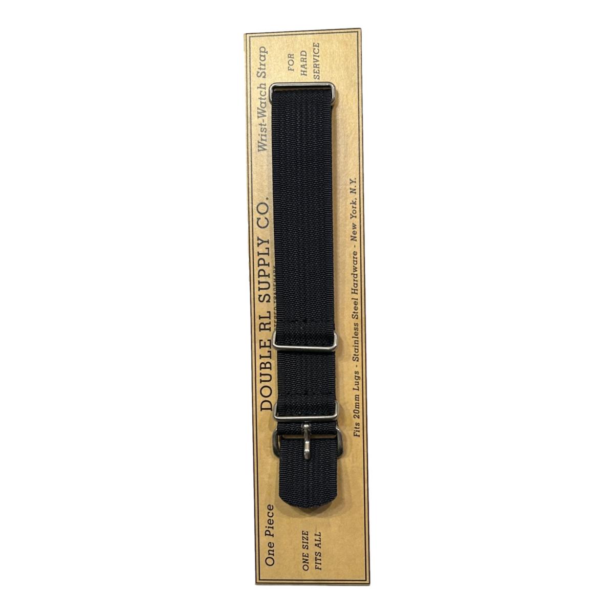 Nylon Watch Strap Black - Watch Strap