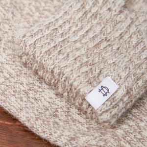 Upstate Stock - Oatmeal Melange Fingerless Ragg Wool