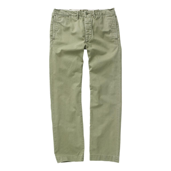 RRL Officer Chino Pant Olive - MILWORKS