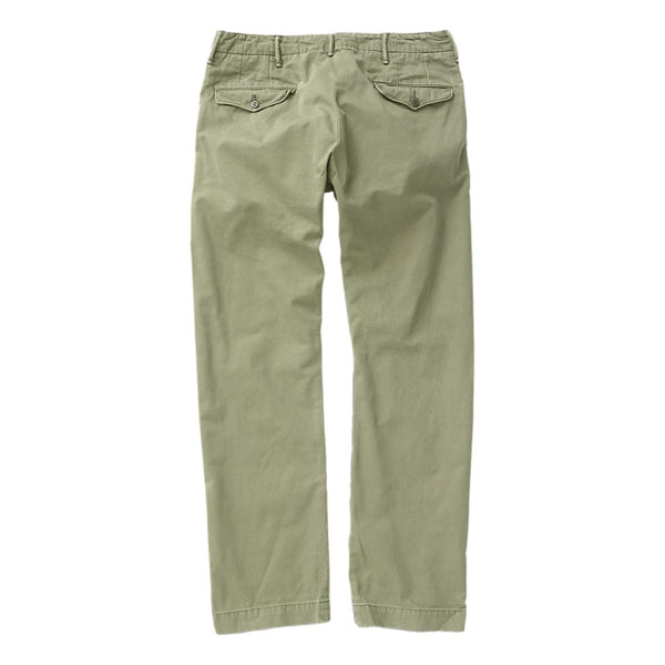 RRL Officer Chino Pant Olive - MILWORKS