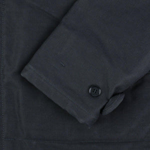 Oiled Whipcord N1 Deck Jacket Black - Jean Jacket