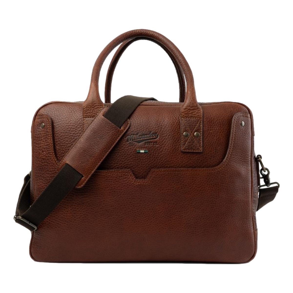 Olmsted Brown Leather Duffle Bag