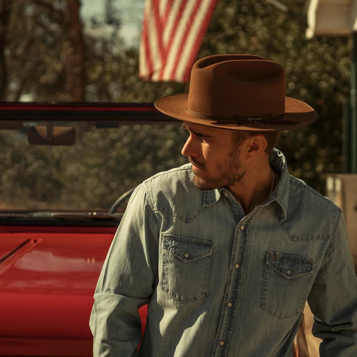 Open Road Royal Deluxe Hat in Cognac - Hat