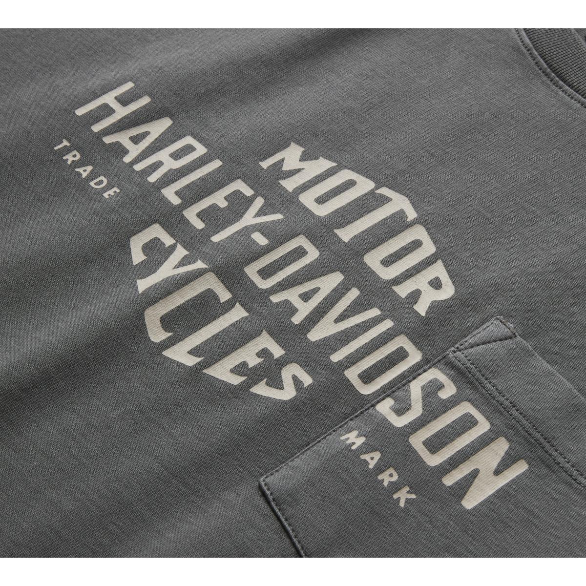 Harley-Davidson Originals Standard Issue Pocket T-shirt Wash Black