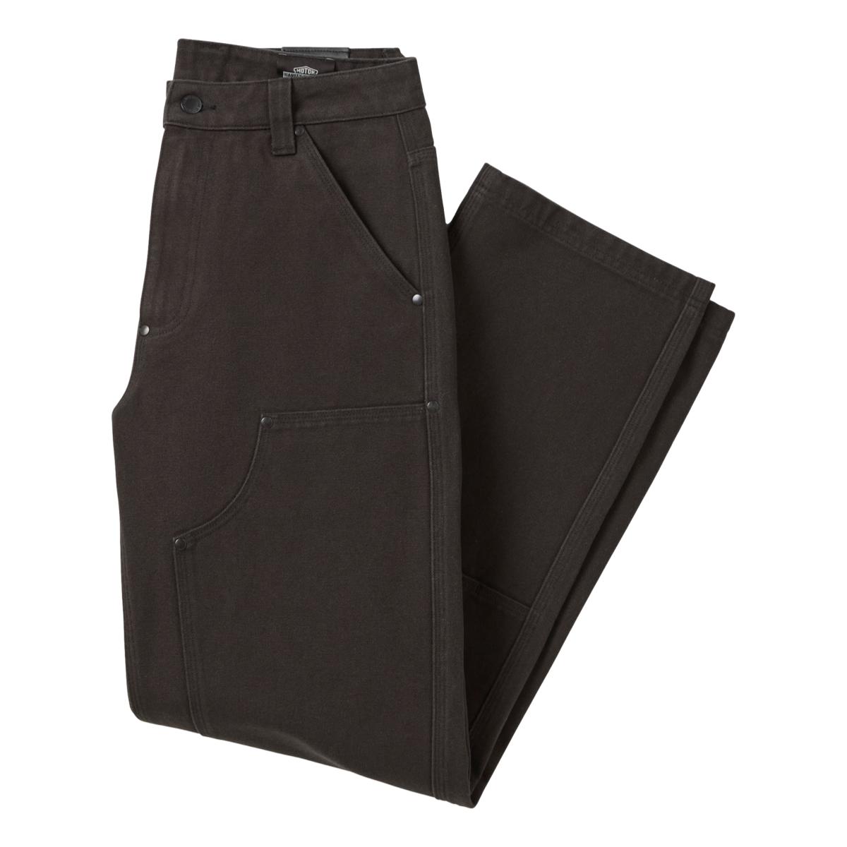 Originals Union Double Knee Canvas Pant Washed Black - Pants