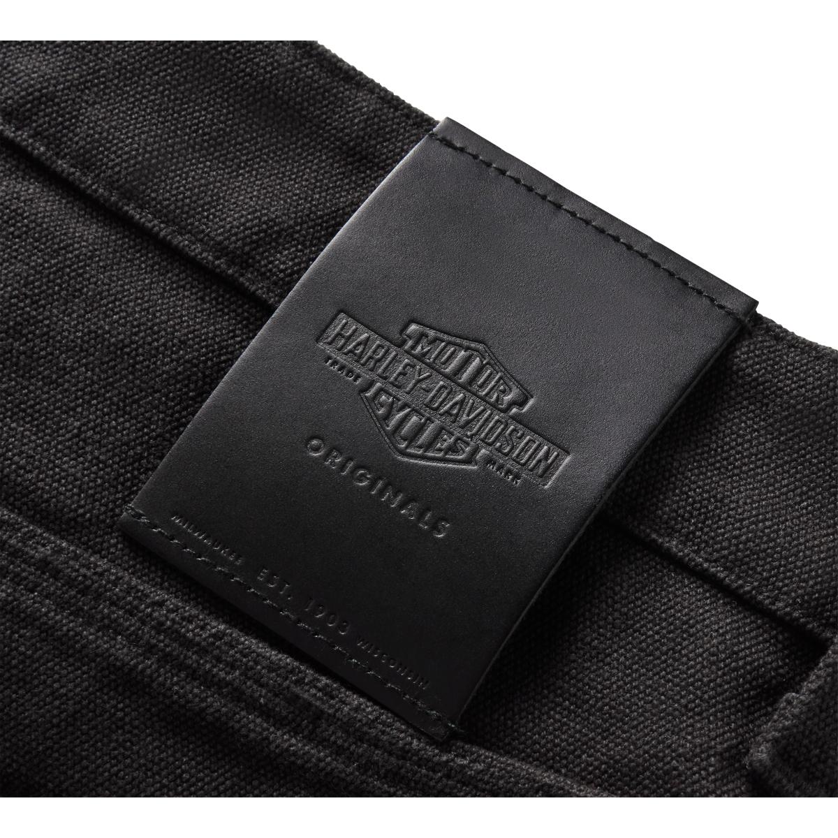 Originals Union Double Knee Canvas Pant Washed Black - Pants