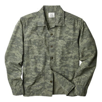 Overdyed Camo Shirt Jacket - Jacket