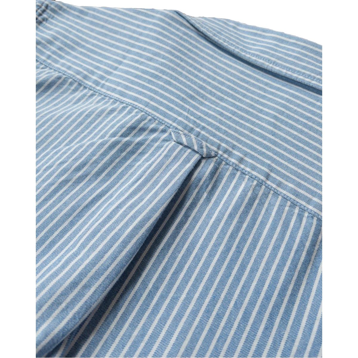 Oxford Cloth Button Down Classic Blue and White Stripe