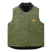 Padded Work Vest Jacket Olive - Vest