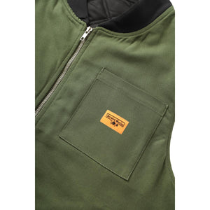 Padded Work Vest Jacket Olive - Vest