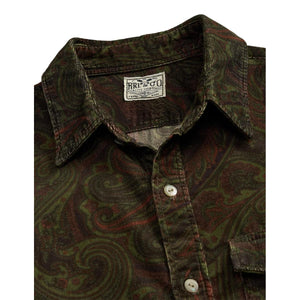 Paisley-Print Corduroy Workshirt - Shirts