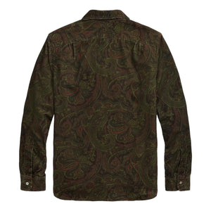 Paisley-Print Corduroy Workshirt - Shirts