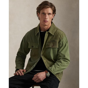 Patchwork Field Jacket Patched Olive - Overshirt