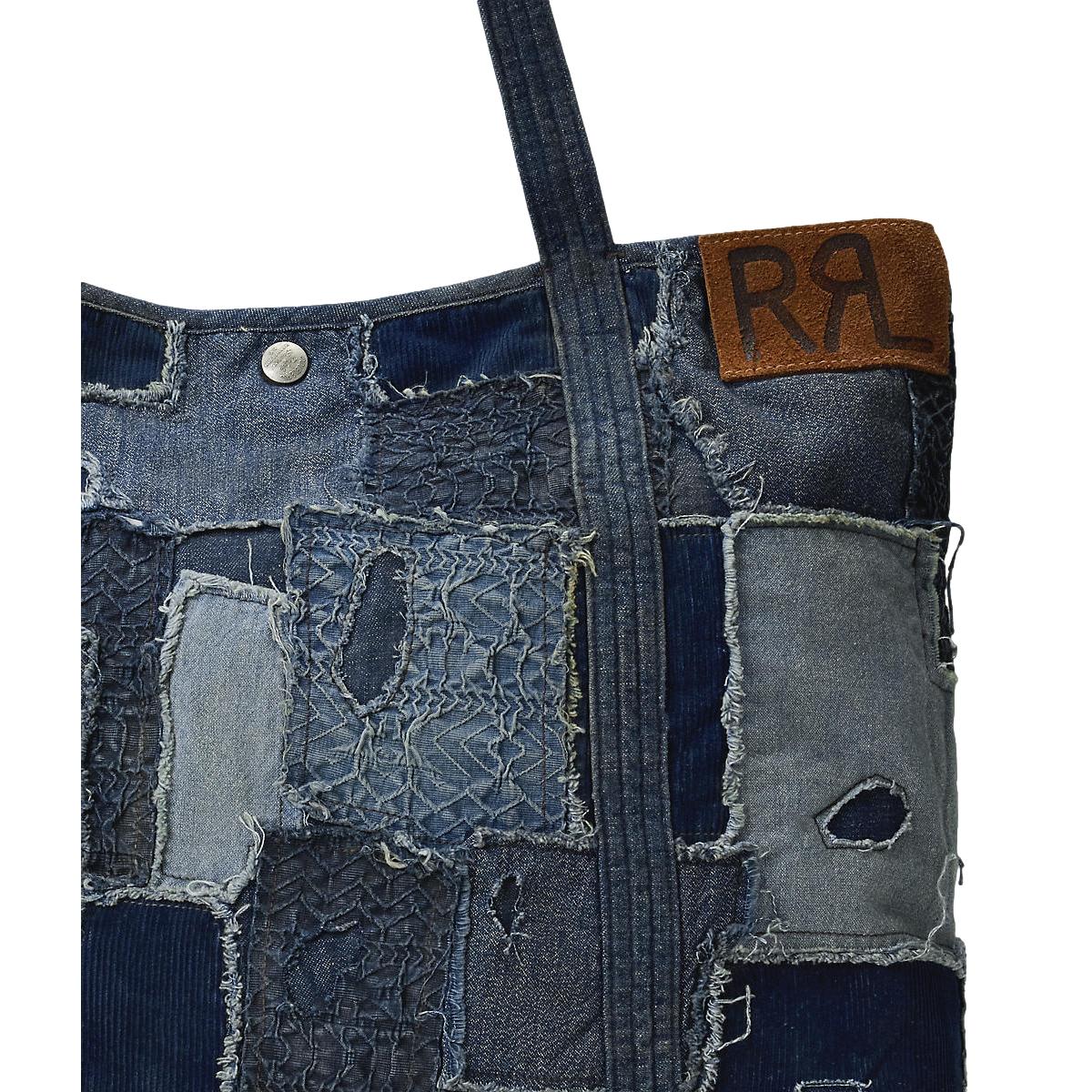 Patchwork Tote Indigo Blue - Bag