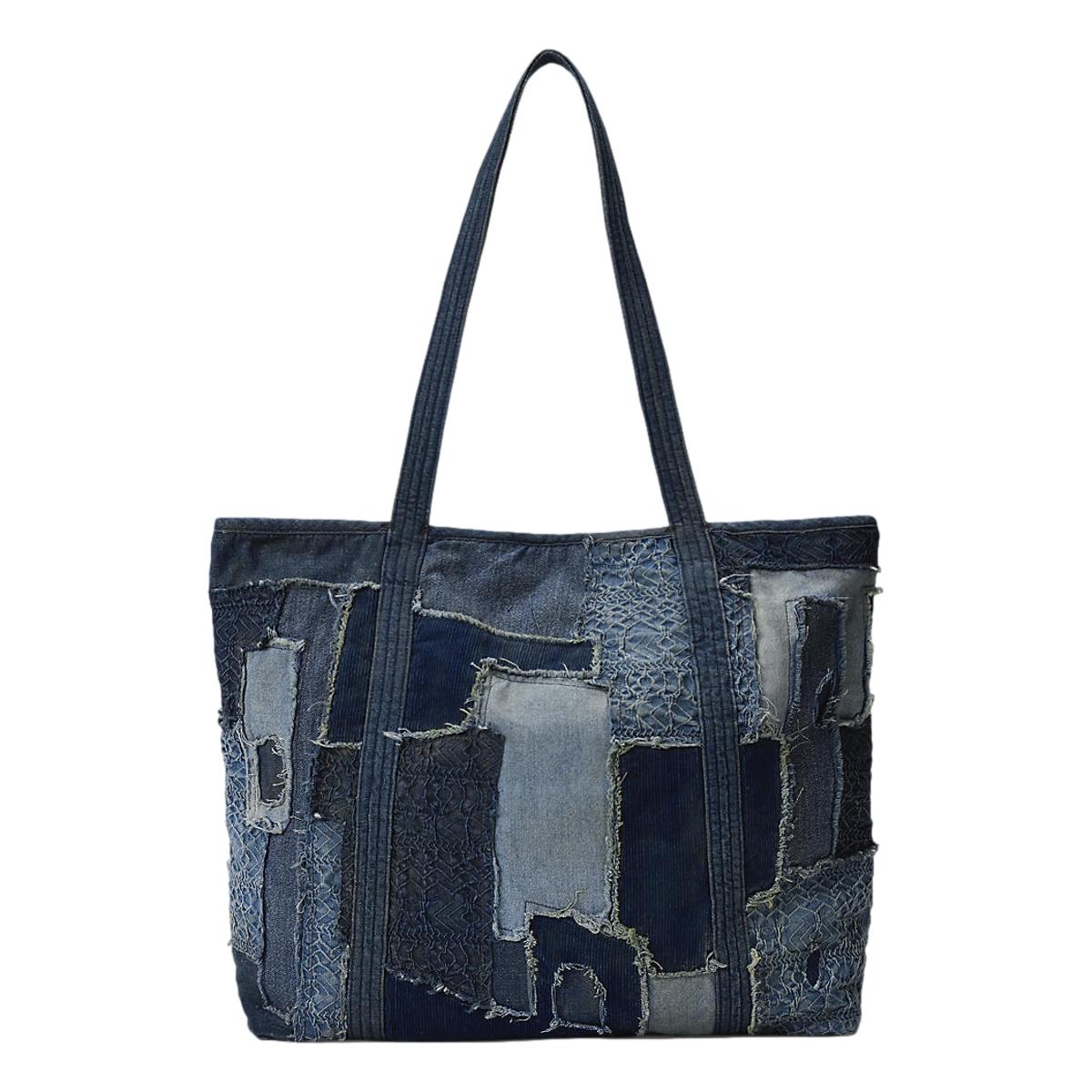 Patchwork Tote Indigo Blue - Bag