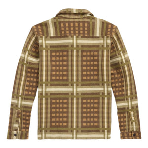 Patterned Jacquard Overshirt Brown Multi - Shirts