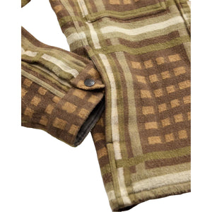 Patterned Jacquard Overshirt Brown Multi - Shirts