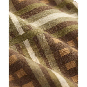 Patterned Jacquard Overshirt Brown Multi - Shirts