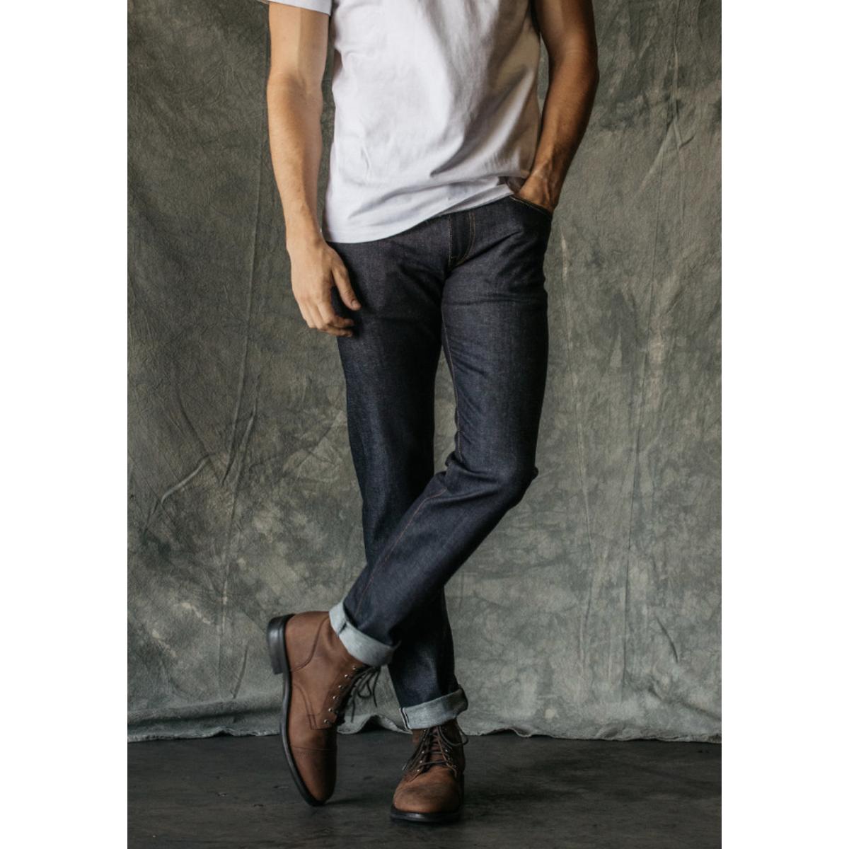 Pen Slim 10.5oz Indigo Raw Selvedge - Denim