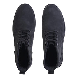 Pfister Plain Toe Lace Up Boot Black - Shoes/Boots