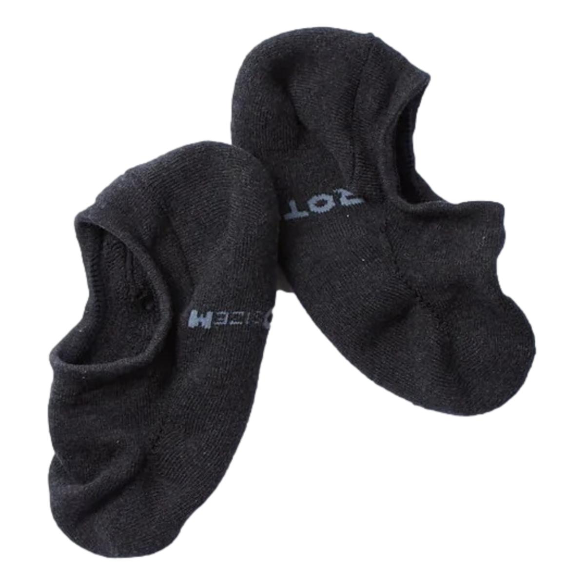 Pile Foot Cover No Show Socks Black - Socks