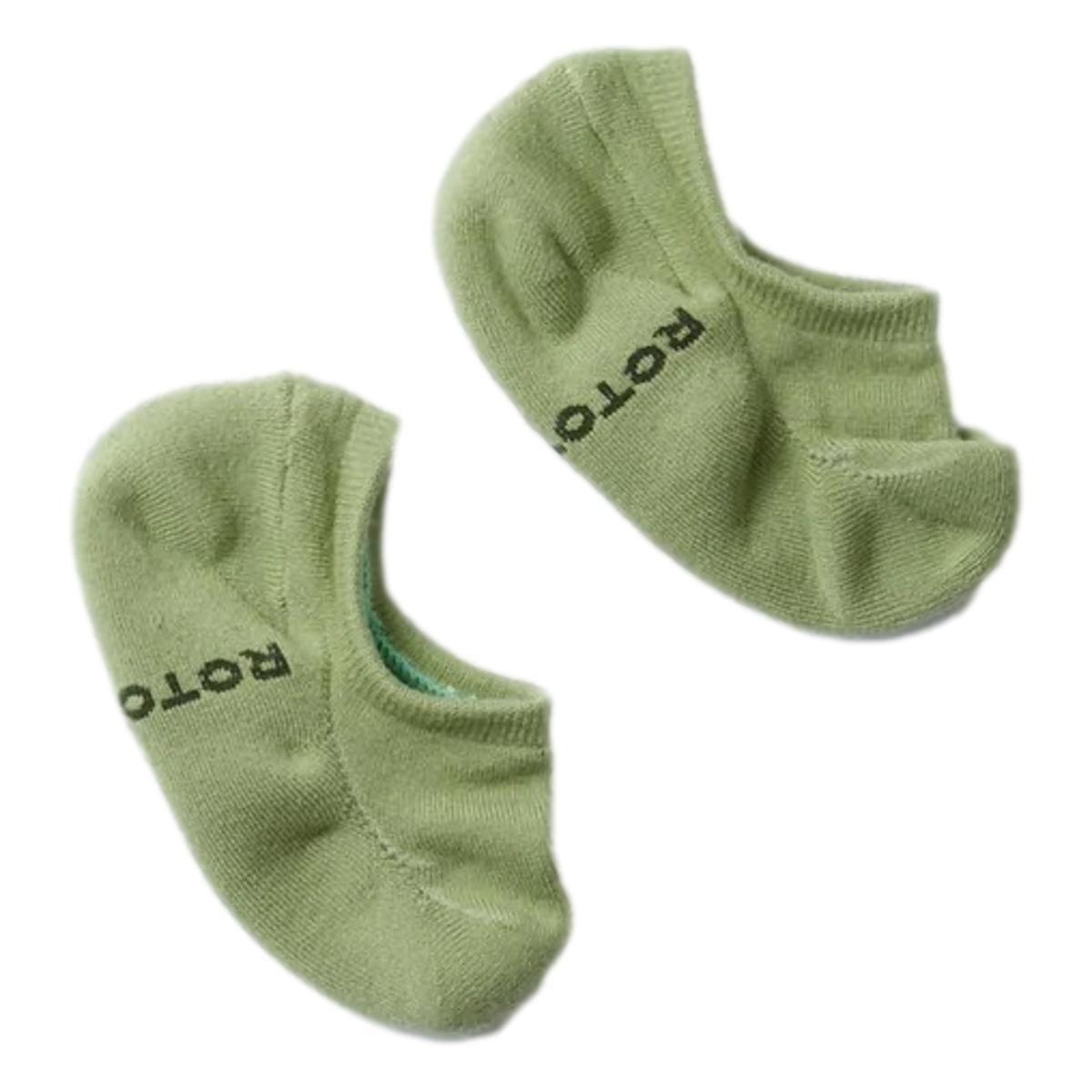 Pile Foot Cover No Show Socks L. Green - Socks
