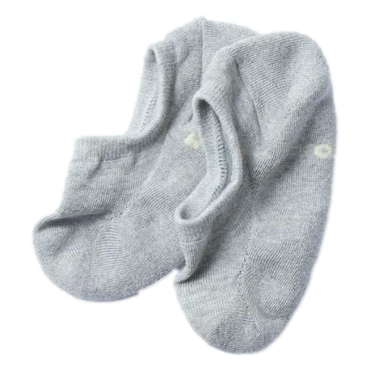 Pile Foot Cover No Show Socks Light Gray - Socks
