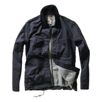 Pile-Lined Chore Coat Dk Navy Canvas - Jacket