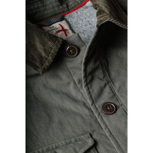 Pile-Lined Chore Coat Forest Canvas - Jacket