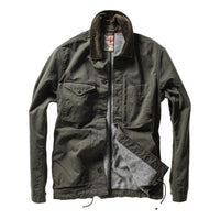 Pile-Lined Chore Coat Forest Canvas - Jacket