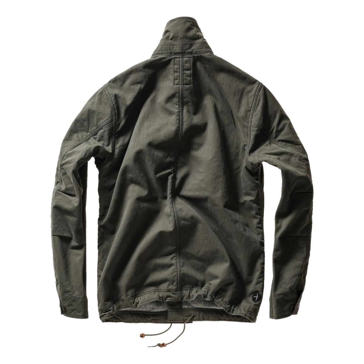 Pile-Lined Chore Coat Forest Canvas - Jacket