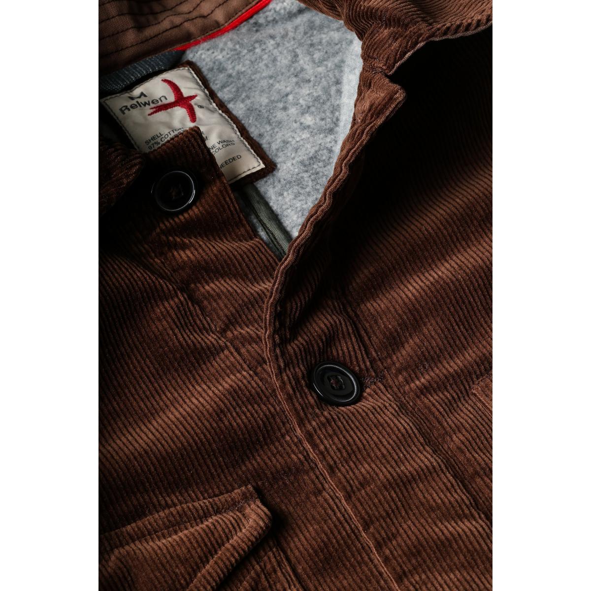 Pile-Lined Chore Coat Hickory Cord - Jacket