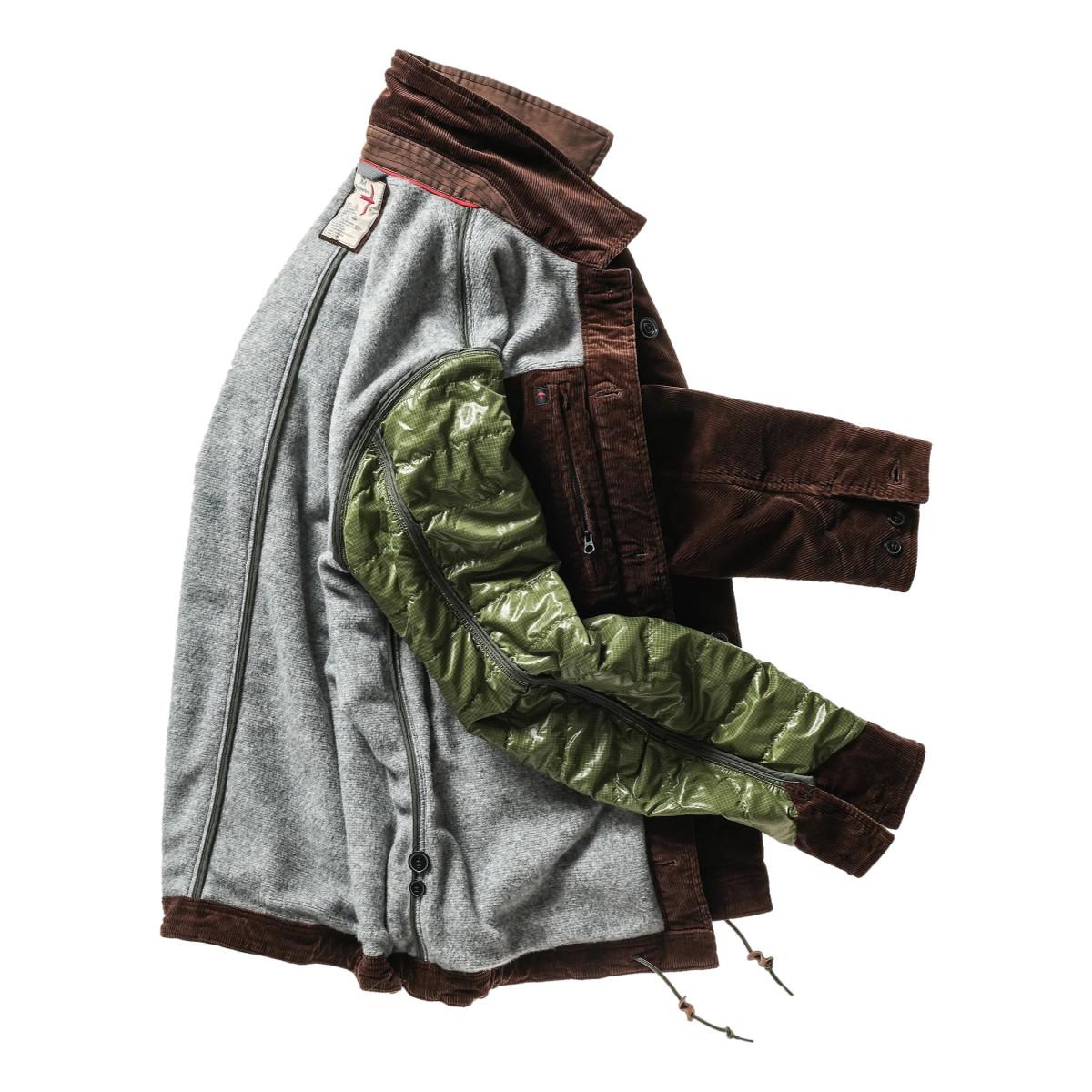 Pile-Lined Chore Coat Hickory Cord - Jacket
