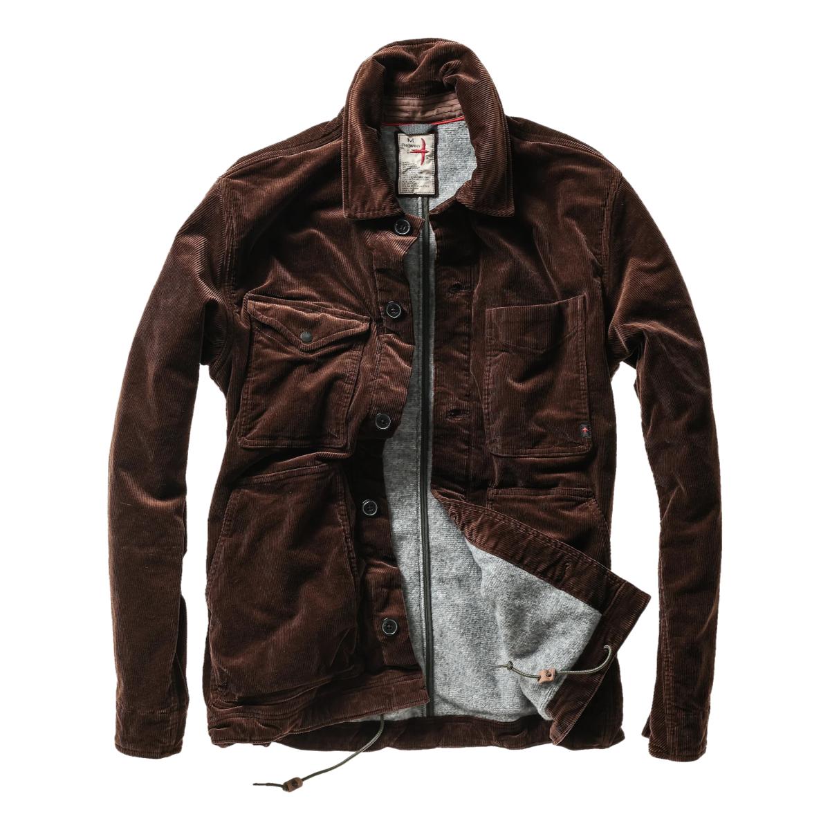 Pile-Lined Chore Coat Hickory Cord - Jacket