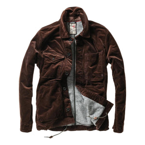 Pile-Lined Chore Coat Hickory Cord - Jacket
