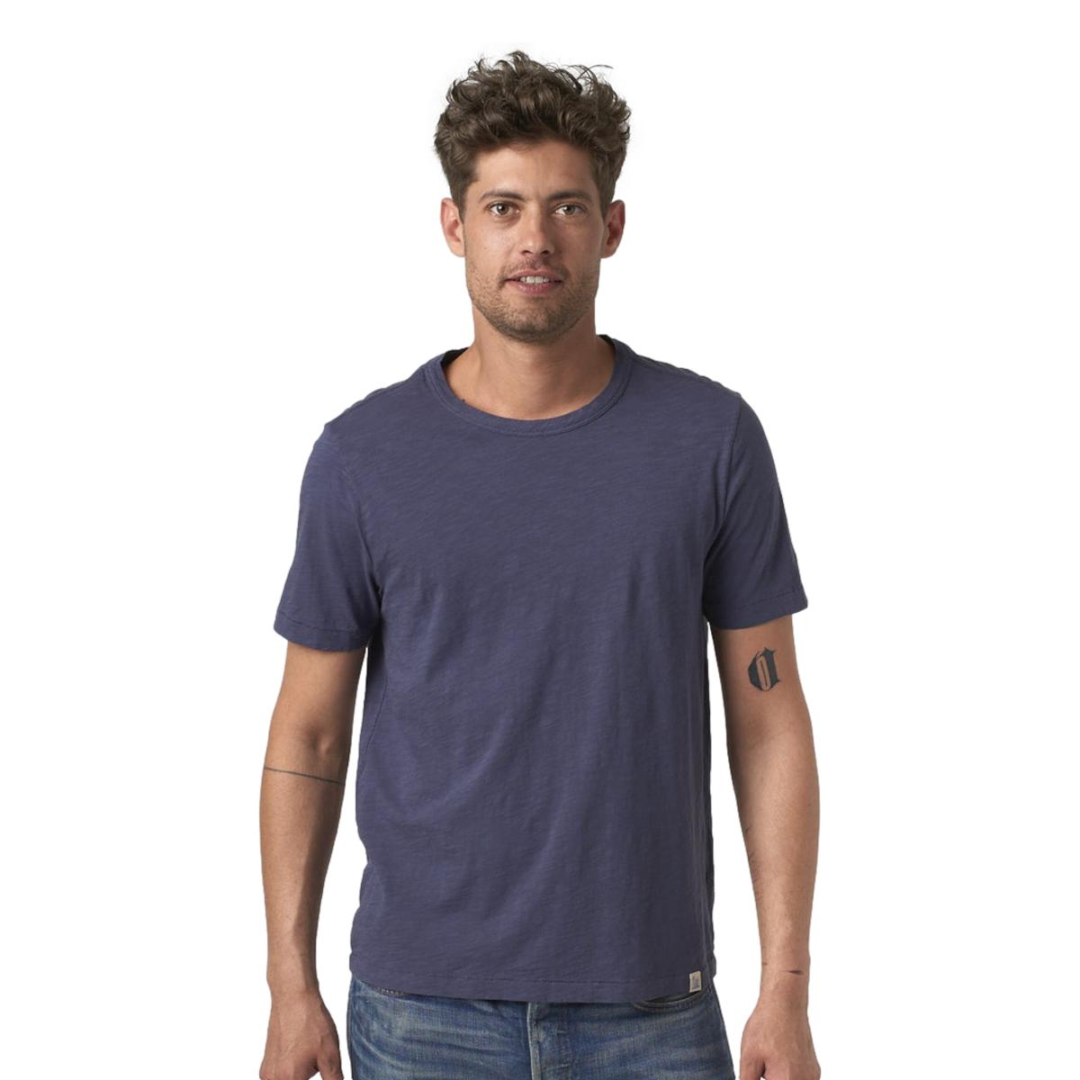 Pima Slub Cotton T-shirt 5,8oz relaxed fit Denim Blue -