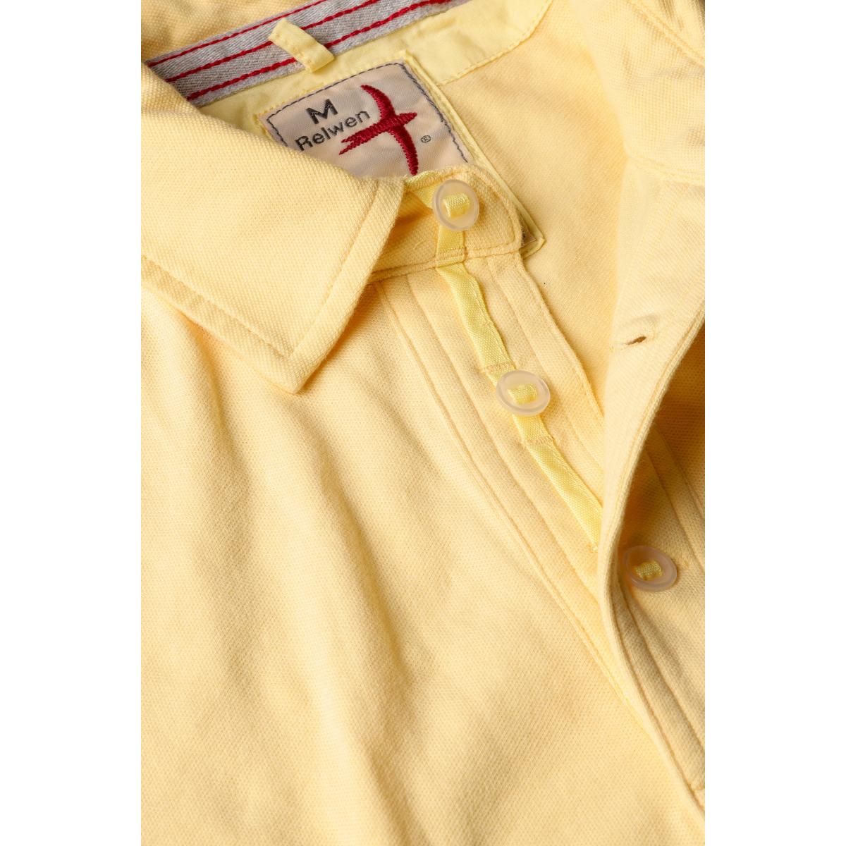 Pique Slot Polo Butter - Polo