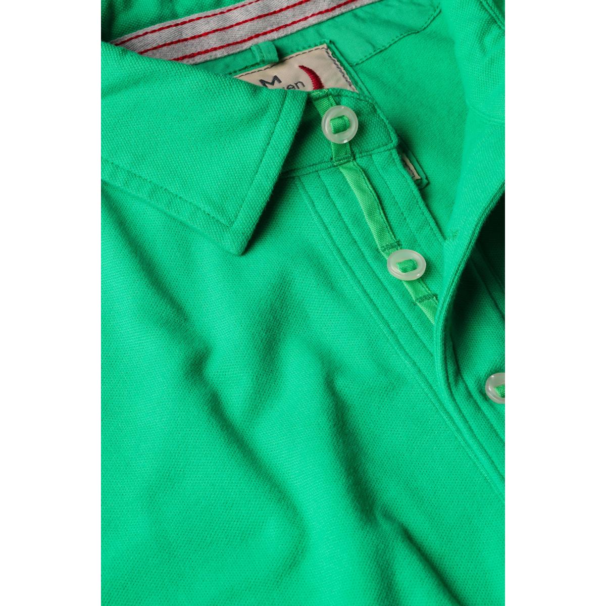 Pique Slot Polo Kelly Green - Polo