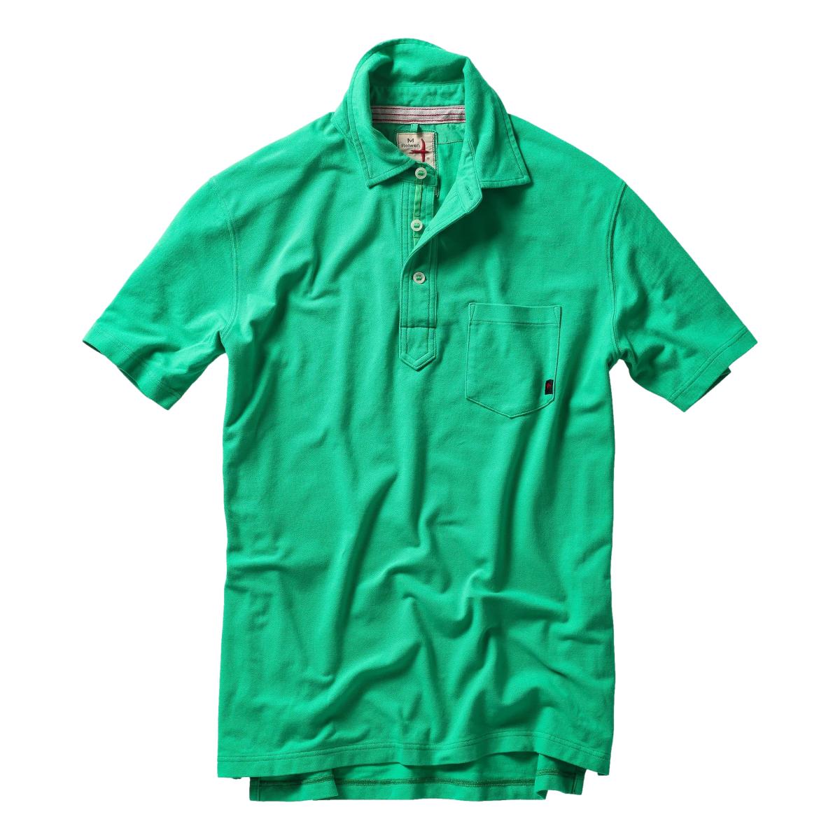 Pique Slot Polo Kelly Green - Polo