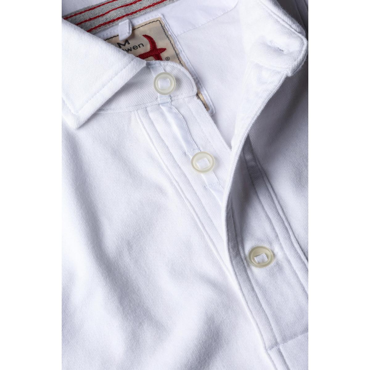 Pique Slot Polo White - Polo