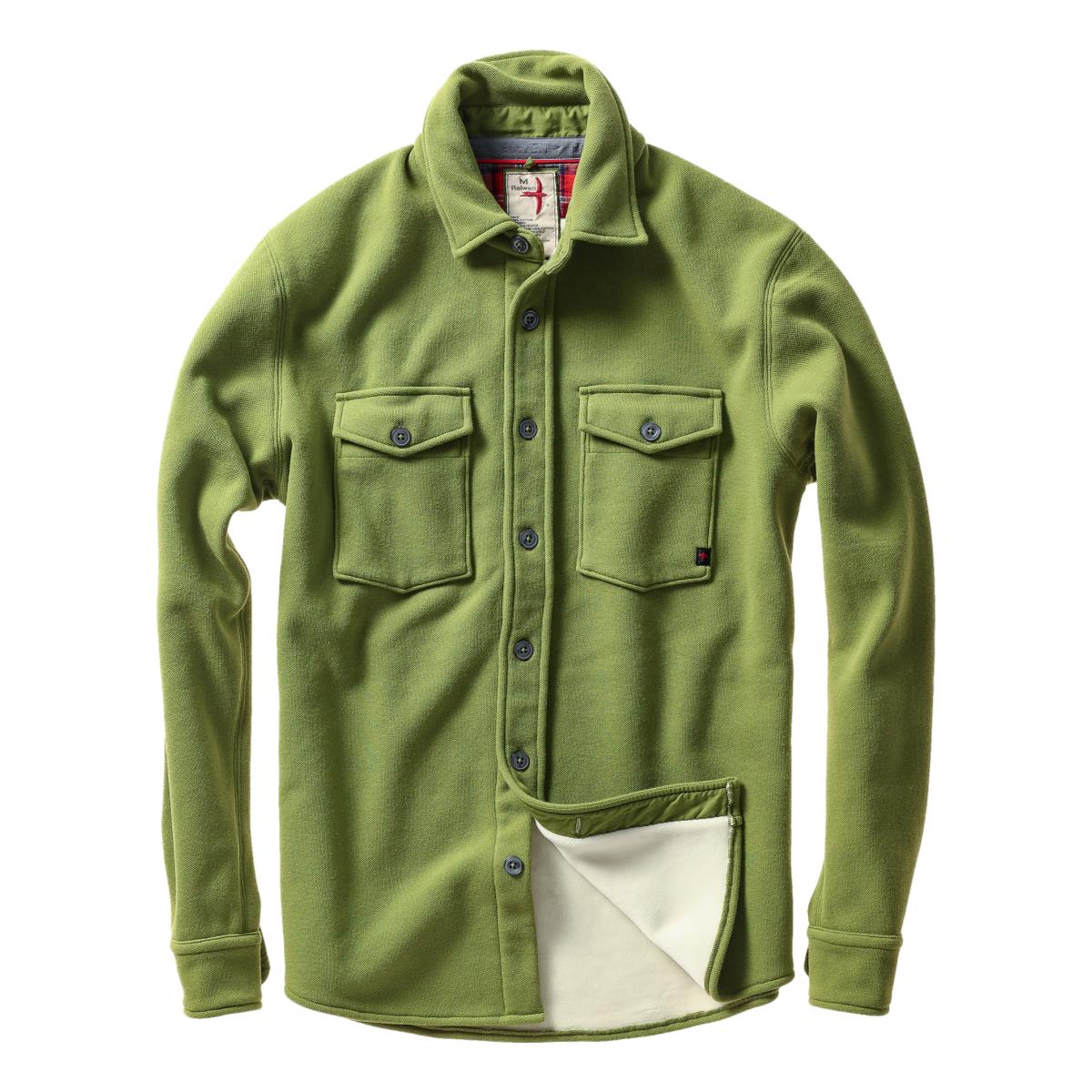 Pique Workshirt Brt Olive - Shirts
