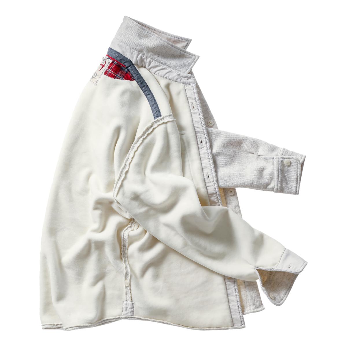 Pique Workshirt Chalk - Shirts