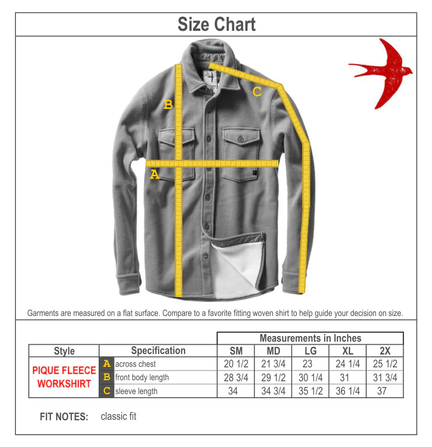 Pique Workshirt Chalk - Shirts