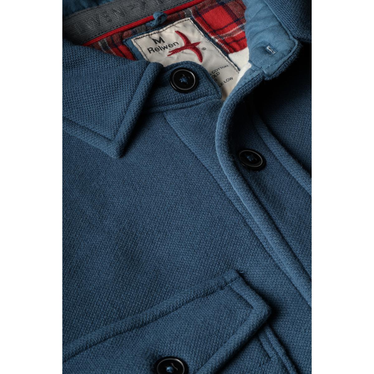 Pique Workshirt Dk Marine - Shirts