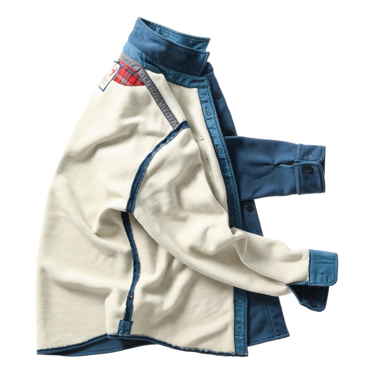 Pique Workshirt Dk Marine - Shirts