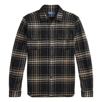Plaid Flannel Workshirt Black Cream - Shirt