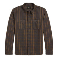 Plaid Twill Workshirt Plum Orange - Shirt