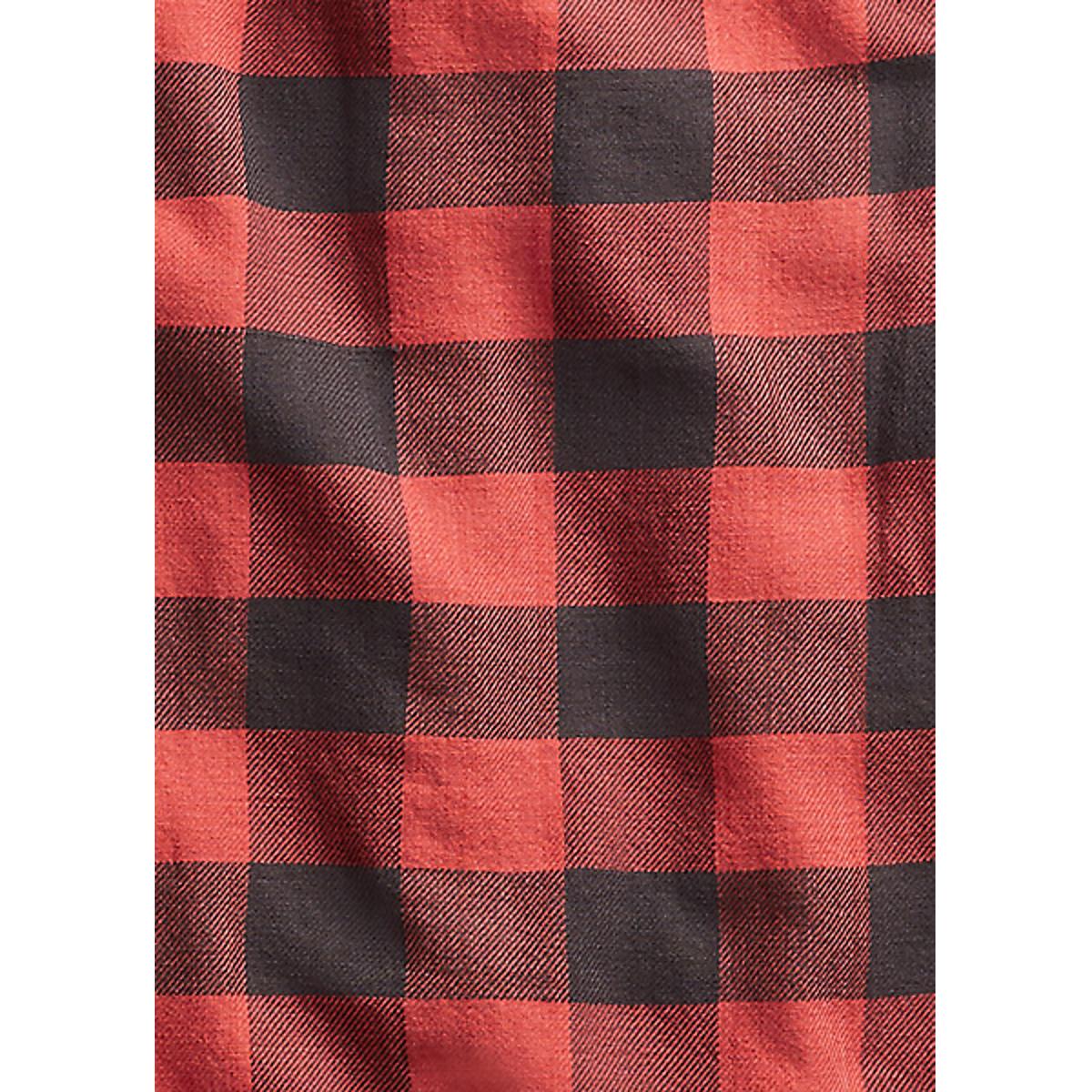 Plaid Twill Workshirt Red Black - MILWORKS
