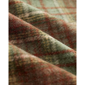 Plaid Wool-Blend Workshirt Green Multi - Shirts